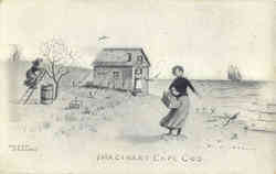 Imaginary Cape Cod Massachusetts Postcard Postcard