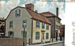 Birthplace of Hawthorne Postcard