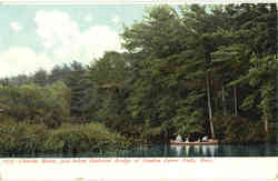 Charles River, Below Railroad Bridge Postcard