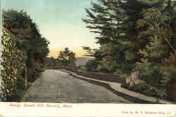 Mingo Beach Hill Beverly, MA Postcard Postcard