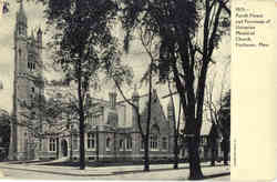 Parish House and Parsonage of Unitarian Memorial Church Fairhaven, MA Postcard Postcard