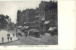 View of Main Street Postcard