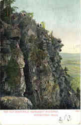 The Old Mans Face, Monument Mountain Postcard