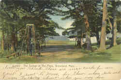 The Swings at the Pines Postcard
