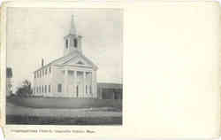 Congregational Church Granville Center, MA Postcard Postcard