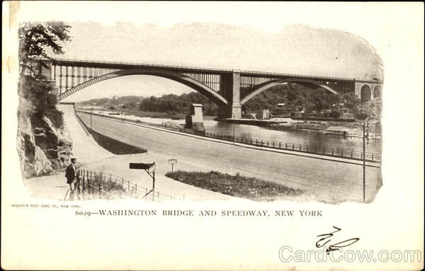 Washington Bridge And Speedway New York