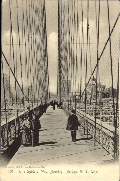 The Spiders Web Brooklyn Bridge New York
