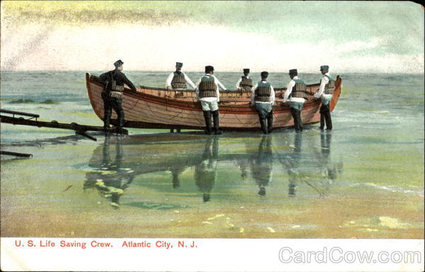 U. S. Life Saving Crew Atlantic City New Jersey