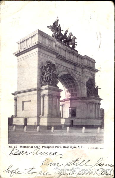 Memorial Arch, Prospect Park Brooklyn New York