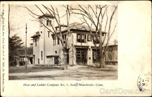 Hose And Ladder Company No. 1 South Manchester Connecticut