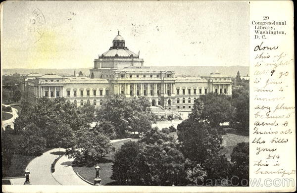 Congressional Library Washington District of Columbia