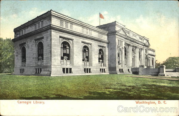 Carnegie Library Washington District of Columbia Washington DC