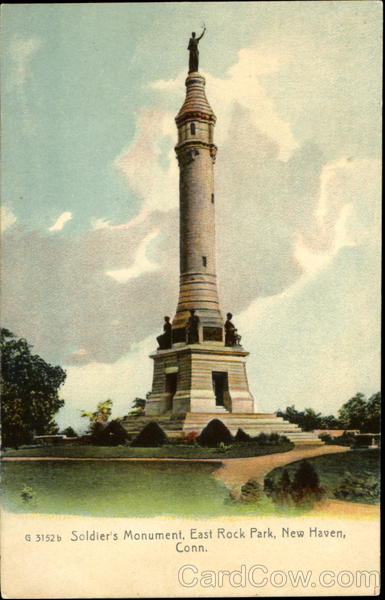 Soldier's Monument, East Rock Park New Haven Connecticut