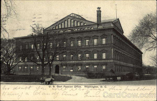 U. S. Govt Pension Office Washington District of Columbia