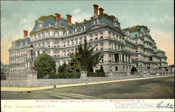 State War And Navy Department Washington District of Columbia