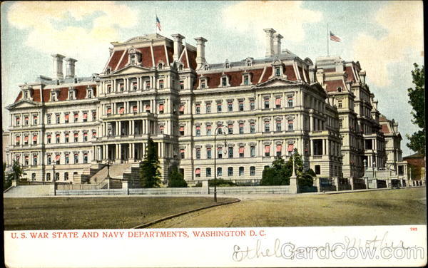 U. S. War State And Navy Departments Washington District of Columbia