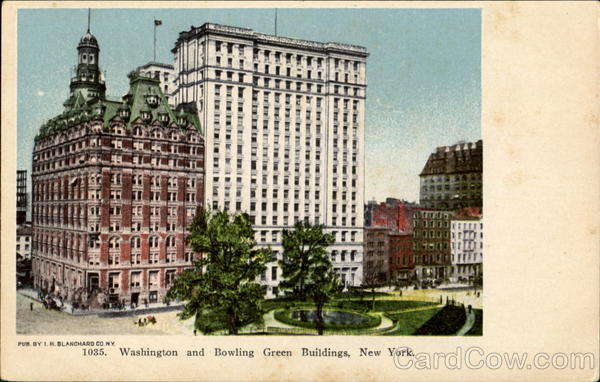 Washington And Bowling Green Buildings New York