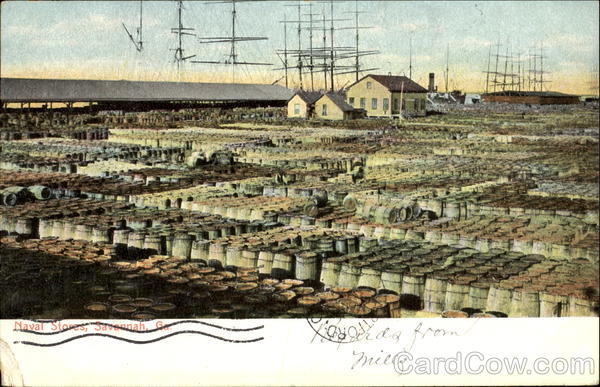 Naval Stores Savannah Georgia