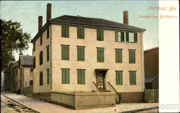 Longfellow Birthplace Portland Maine
