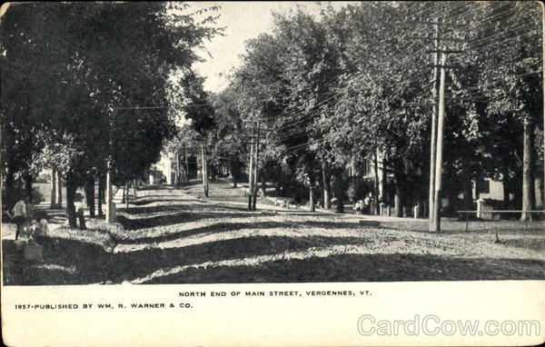 North End Of Main Street Vergennes Vermont