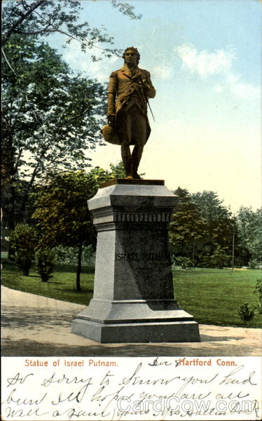 Statue Of Israel Putnam Hartford Connecticut