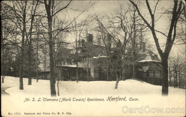 Mr. S. L. Clemens Residence Hartford Connecticut