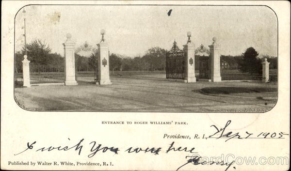 Entrance To Roger Williams Park Providence Rhode Island