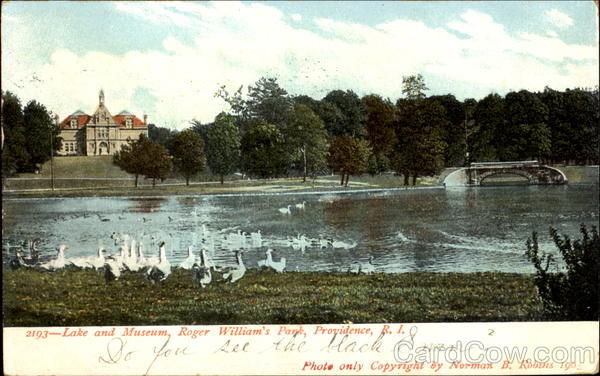 Lake And Museum, Roger Williams Park Providence Rhode Island
