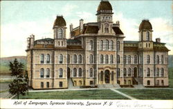 Hall Of Languages Syracuse University, Syracuse University Postcard