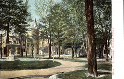 Steuben Park And Armory Postcard