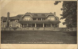 A Residence On Parkins Park Boulevard Postcard