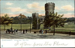 Elsinore Gate, Eden Park Cincinnati, OH Postcard Postcard