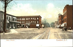 Main Street Frankfort, NY Postcard Postcard