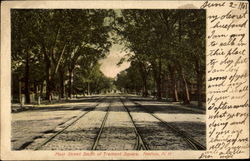 Main Street South Of Tremont Square Postcard