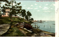 Rear View Savin Rock Proper West Haven, CT Postcard Postcard