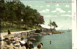 Front View Savin Rock Proper West Haven, CT Postcard Postcard