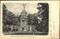 Soldiers And Sailors Monument New Britain, CT Postcard Postcard