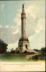 Soldier's Monument, East Rock Park Postcard