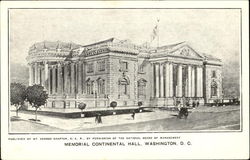 Memorial Continental Hall Postcard