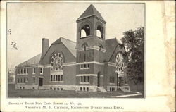 Andrews M. E. Church, Richmond Street Etna, NY Postcard Postcard