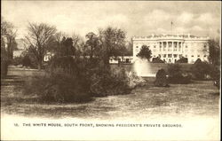 The White House, South Front Washington, DC Washington DC Postcard Postcard