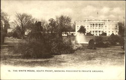 The White House, South Front Postcard
