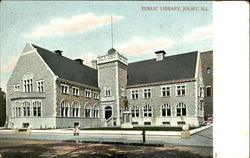 Public Library Joliet, IL Postcard Postcard