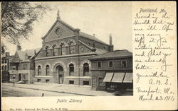 Public Library Postcard