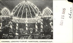 Coombs Leading Florist Postcard
