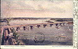New Stone Bridge Hartford, CT Postcard Postcard