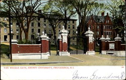 Van Wickle Gate, Brown University Postcard