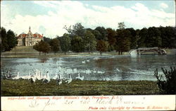 Lake And Museum, Roger Williams Park Postcard