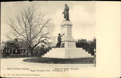 Betsy Williams Cottage, Roger Williams Park Postcard