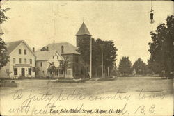 East Side Main Street Alton, NH Postcard Postcard